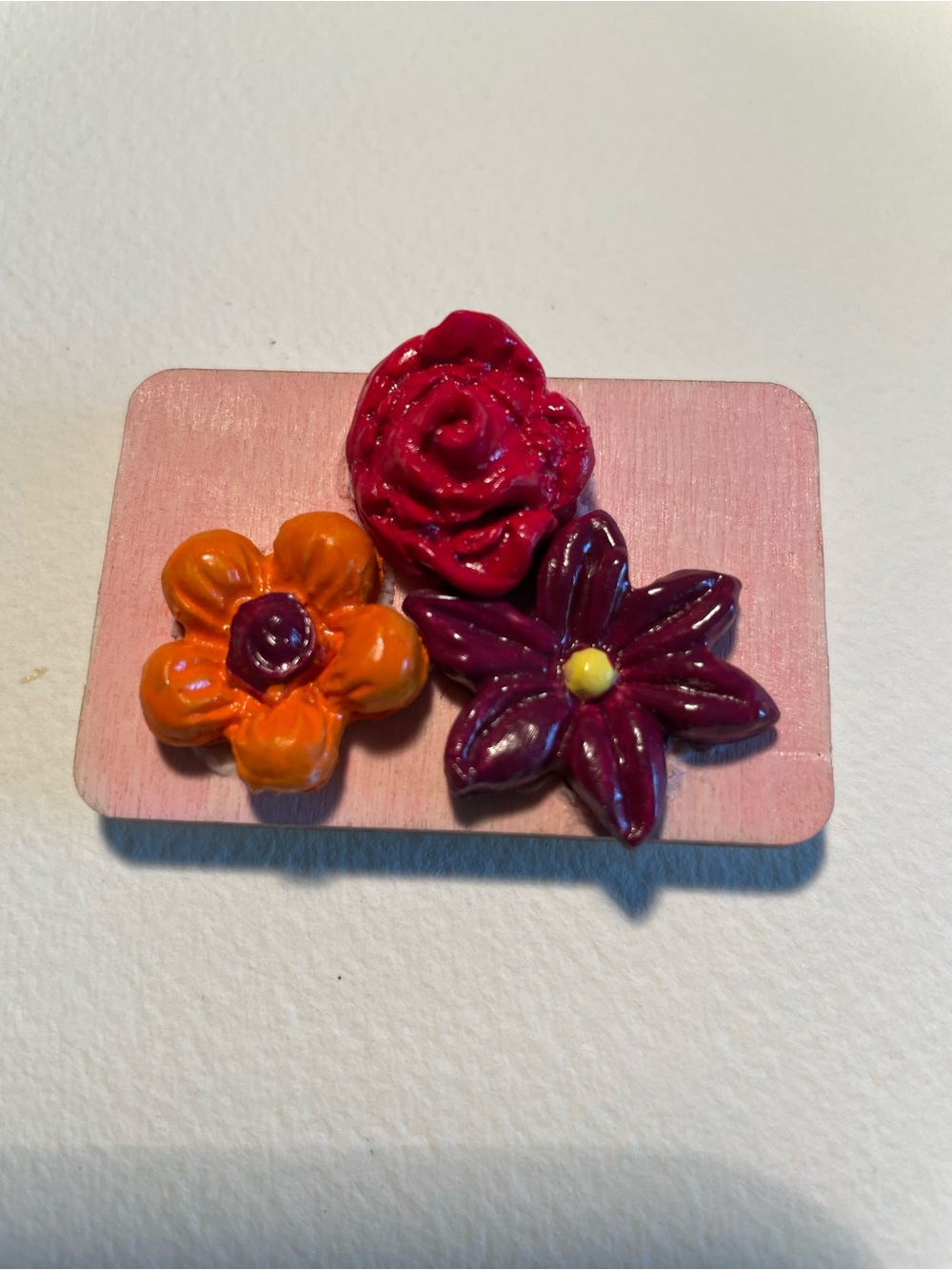 Handmade Floral Magnet